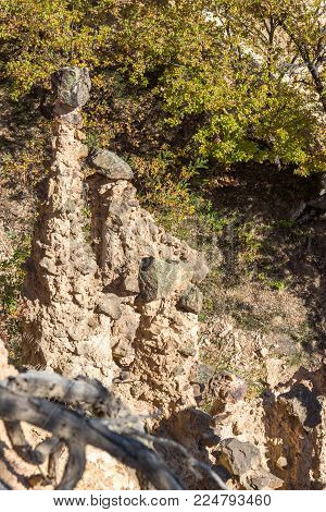 Amazing Autumn Landscape of Rock Formation Devil's town in Radan Mountain, Serbia