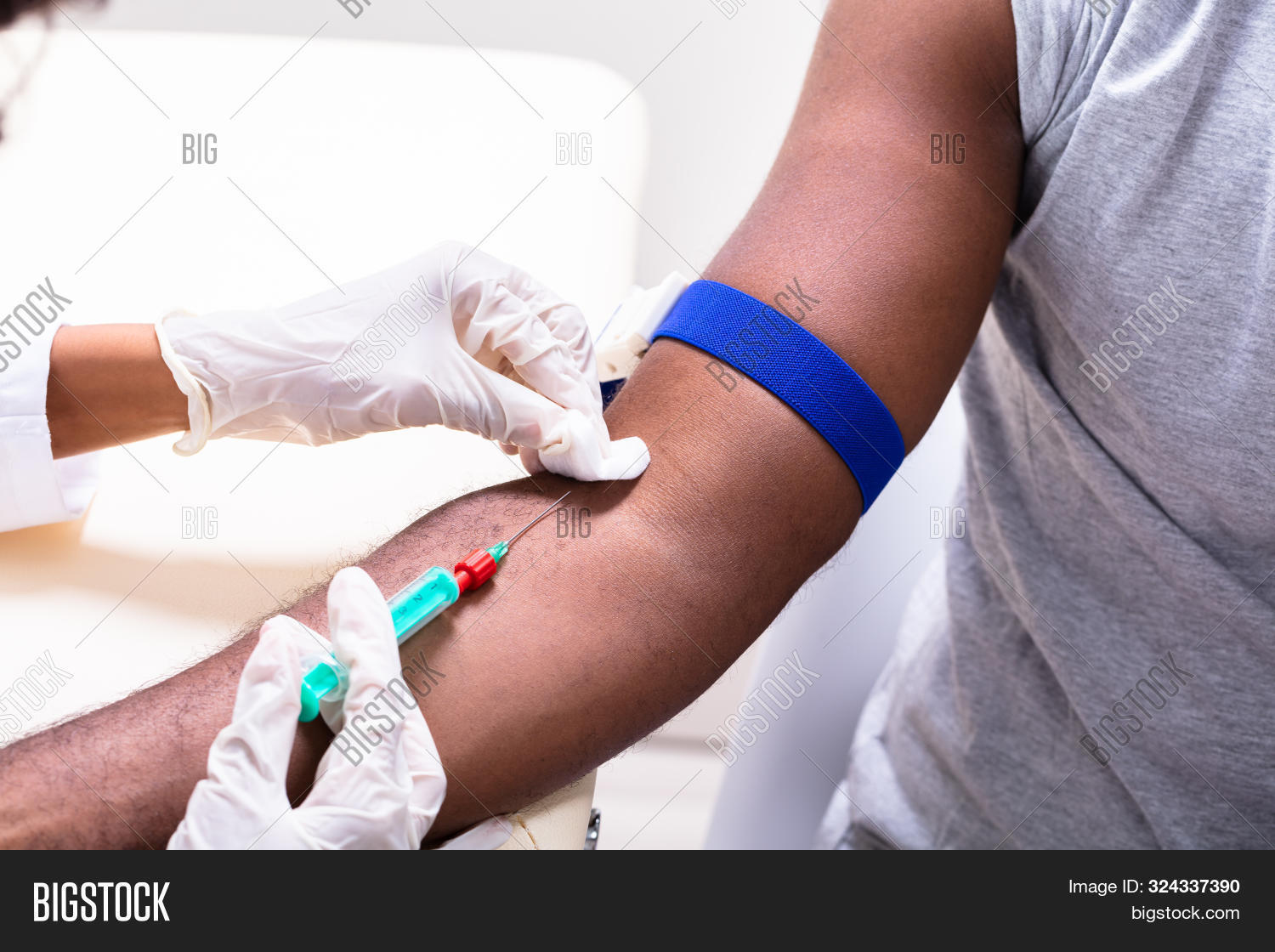 Doctor Taking Blood Image & Photo (Free Trial) Bigstock