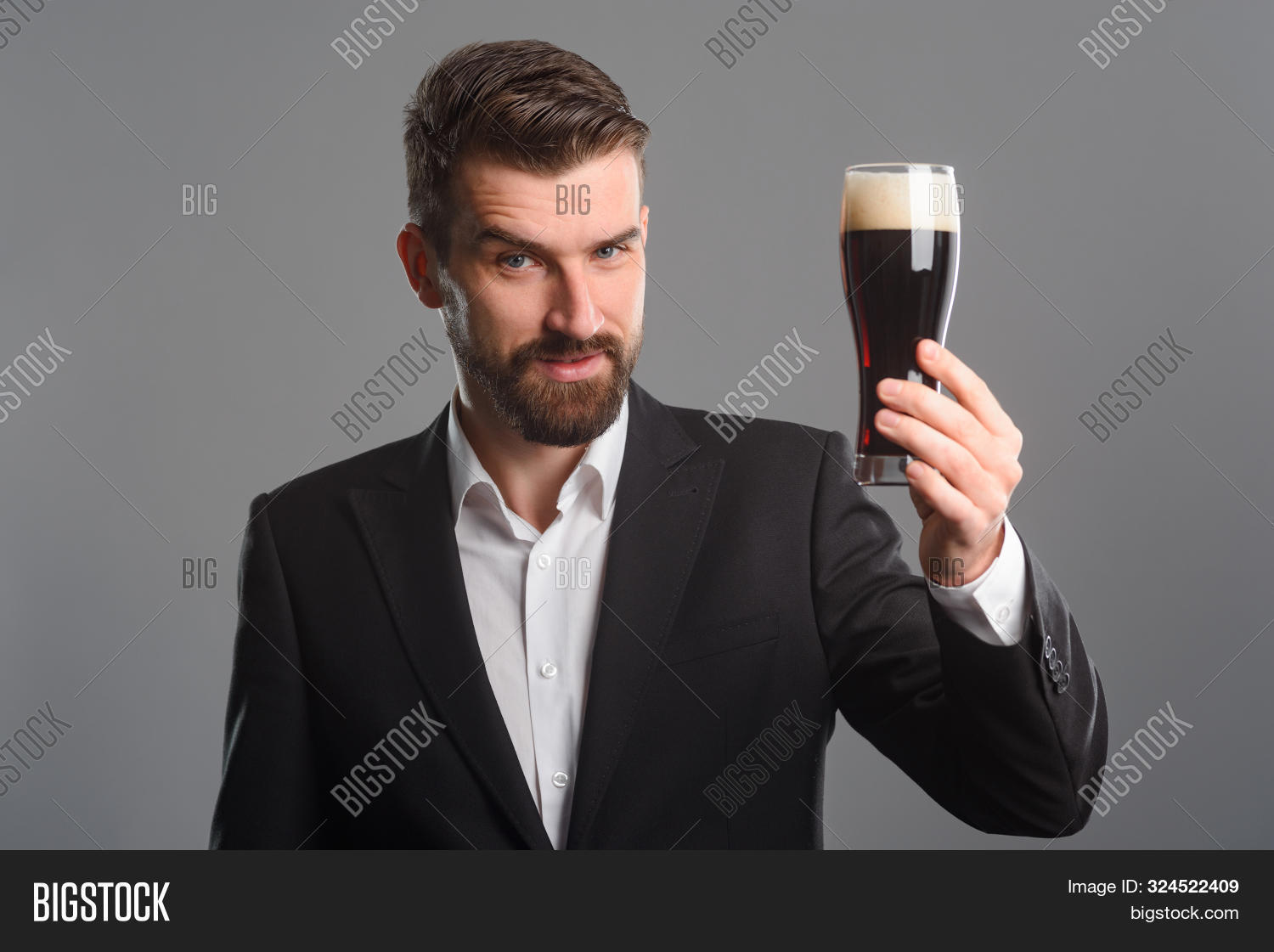 Man Holding Glass Beer Image & Photo (Free Trial) Bigstock