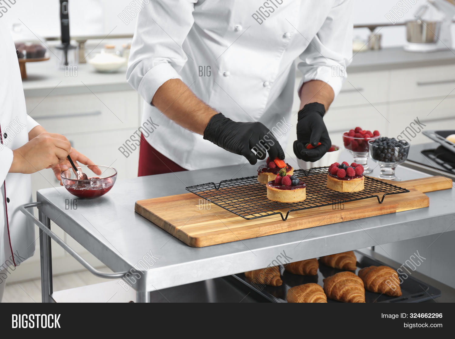Pastry Chefs Preparing Image & Photo (Free Trial) Bigstock