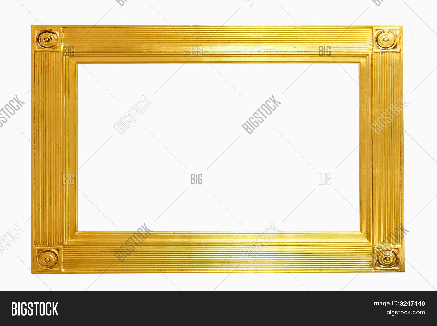 Rectangular Gold Frame Image & Photo (Free Trial) | Bigstock