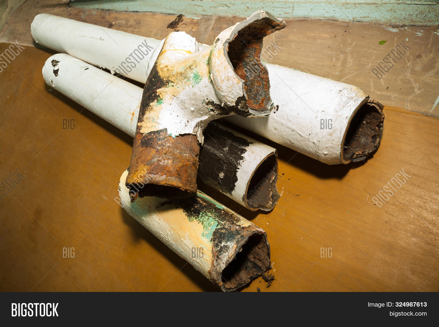 Pieces Old Sewer Pipe Image & Photo (Free Trial) Bigstock