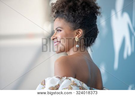 Zazie Beetz at the 76 Venice International Film Festival 2019. Seberg photocall. Venice (Italy), August 30th, 2019