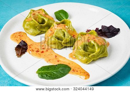 Manti is a type of dumpling popular in most Turkic cuisines,