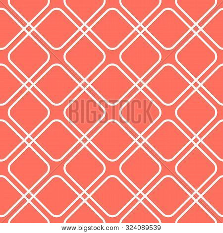 Clean Geometric Vector Seamless Pattern In Flat Modern Style. Eps 10