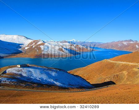 Heiligen See Tibets - Yamdrok Yumtso See