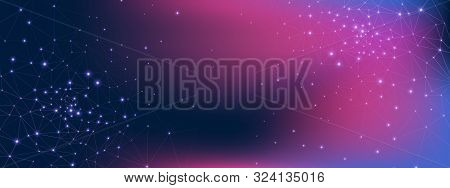High Technology Information. Big Data Cloud. Violet Particle Contemporary. Dark Wormhole Abstract. T