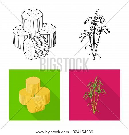 Isolated Object Of Farm And Agriculture Icon. Set Of Farm And Technology Vector Icon For Stock.