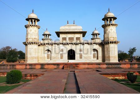 Itmad-Ud-Daula Grabmal in Agra, Uttar Pradesh, Indien