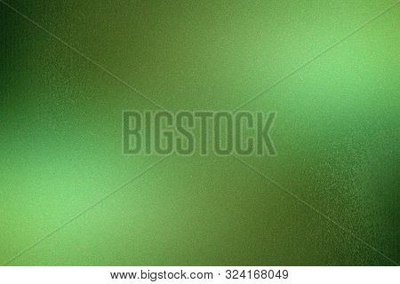 Brushed Dark Green Metallic Wall With Scratched Surface, Abstract Texture Background