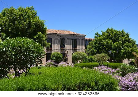 Beautiful View Of Vilaflor Mountain Village In Tenerife,canary Islands,spain.travel Or Vacation Conc
