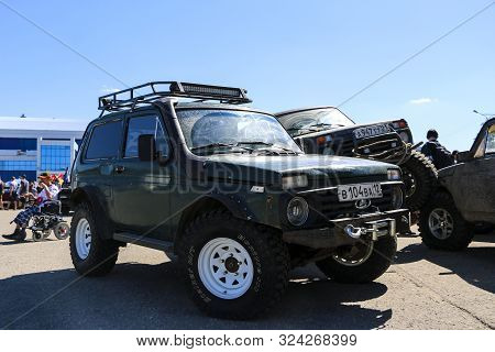 Yoshkar-ola, Russia, June 02, 2019: Auto And Motorcycle Exhibition - Festival - Yo Summit 2019 - Aut
