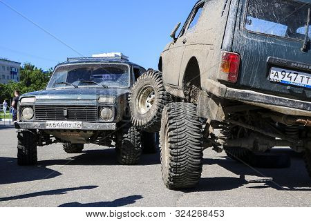 Yoshkar-ola, Russia, June 02, 2019: Auto And Motorcycle Exhibition - Festival - Yo Summit 2019 - Aut