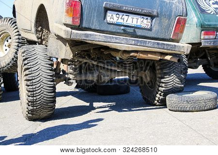 Yoshkar-ola, Russia, June 02, 2019: Auto And Motorcycle Exhibition - Festival - Yo Summit 2019 - Aut