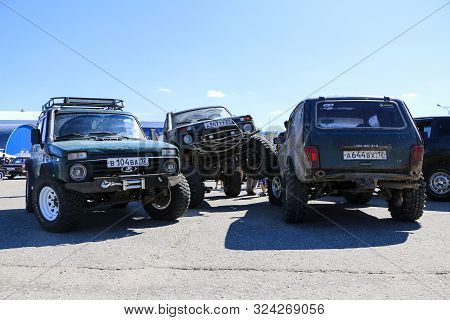 Yoshkar-ola, Russia, June 02, 2019: Auto And Motorcycle Exhibition - Festival - Yo Summit 2019 - Aut