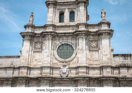 Carmo Church In The Historic City Center Of Braga, Portugal