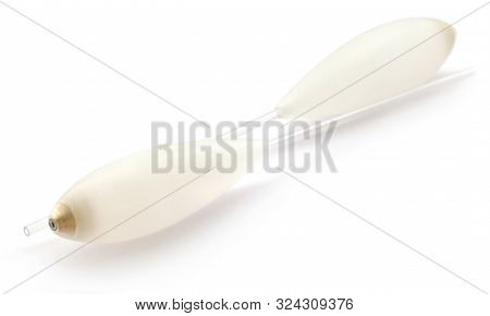 Bombarda Float For Fishing Over White Bacground