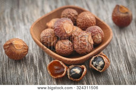 Sapindus Mukorossi Or Indian Soapberry Used In Many Pharmacological And Cleansing Purposes