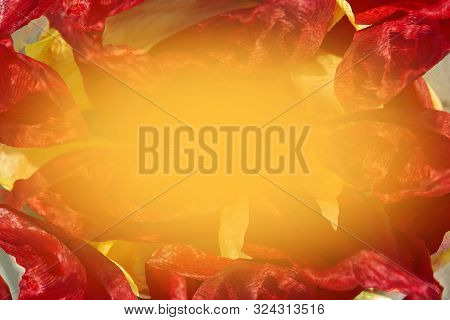 Vinous Abstract Background With Bright Luminous Center.