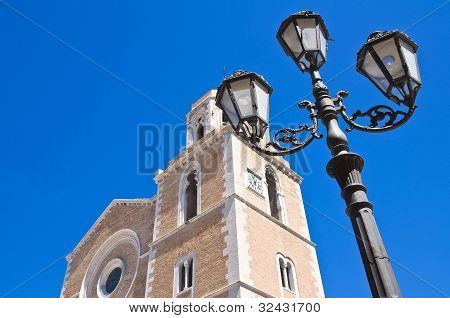 Katedrální bazilika. Lucera. Puglia. Itálie.