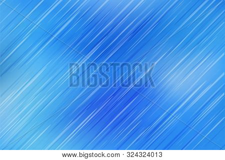 Blue Gradient Background With Rain Effect Graphic Vector Design. Variable Color Diagonal Lines Textu