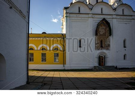 Borovsk, Russia - June 2018: View Of Pafnutevo-borovsky Monastery