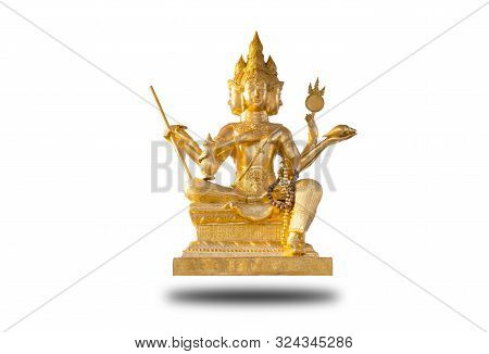 Brahma God Creator The Destiny Of All Things Isolated From The White Background
