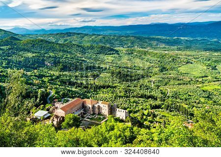 The Despots Palace At Mystras, Unesco World Heritage In Greece