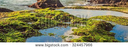 Pantai Tegal Wangi Beach, Bali Island, Indonesia Banner, Long Format