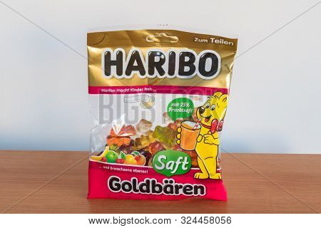 Pruszcz Gdanski, Poland - June 9, 2019: Gummy Bears By Haribo.
