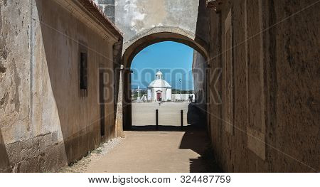 Architectural Detail Of The Cape Espichel Sanctuary