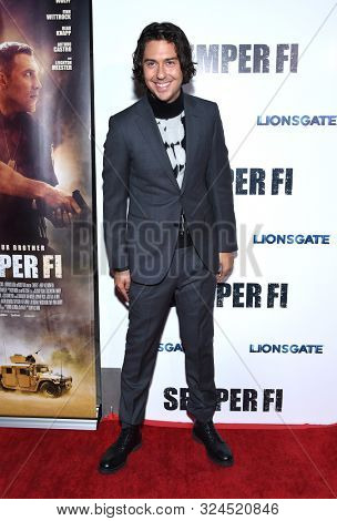 LOS ANGELES - SEP 24:  Nat Wolff arrives for the 'Semper Fi' Hollywood Premiere on September 24, 2019 in Hollywood, CA                