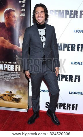 LOS ANGELES - SEP 24:  Nat Wolff arrives for the 'Semper Fi' Hollywood Premiere on September 24, 2019 in Hollywood, CA                