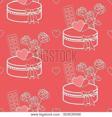 Valentines Day Gift And Sweets Pattern Collection