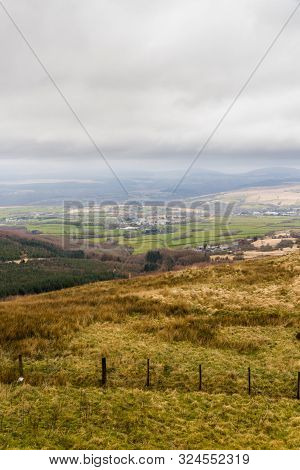View Over Welsh Countryside, The Vale Of Neath
