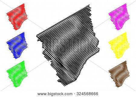 Robertson County, Texas (counties In Texas, United States Of America,usa, U.s., Us) Map Vector Illus
