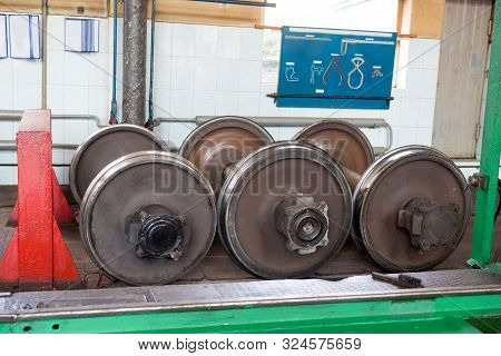 Repair Of Railway Wheelsets Production Depot Transport.