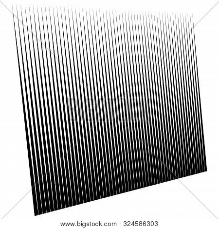Vertical Parallel Lines, Stripes. Straight Streaks, Strips Design Element. Linear, Lineal Pattern. L