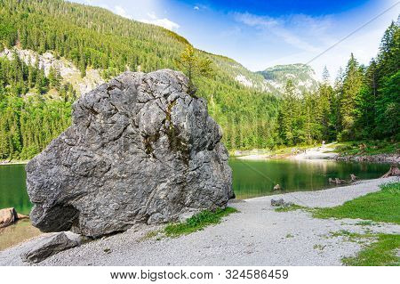 Lake Gosau (gosausee) In The Austrian Lake District