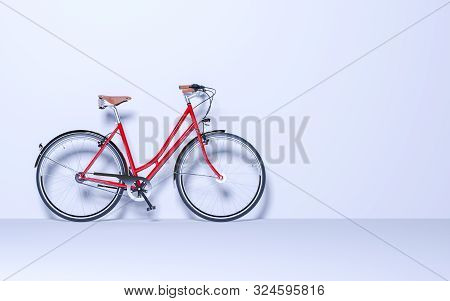 Vintage Bicycle In The Room