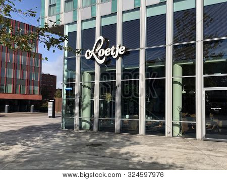 Almere Stad, The Netherland - September 28, 2019: Restaurant Loetje In De Center Of Almere.