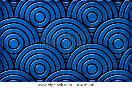 Blue концентрические круги
