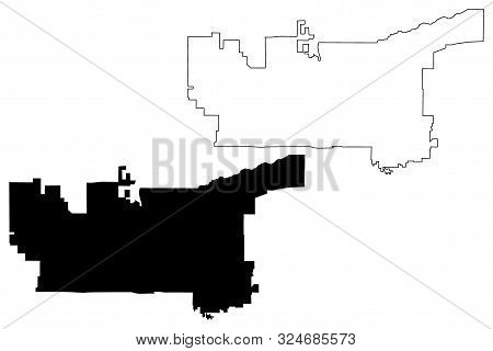 Salt Lake City (united States Cities, United States Of America, Usa City) Map Vector Illustration, S