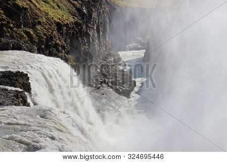 Gullfoss Waterfall in Iceland, Europe