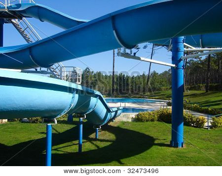 Water Slide In São Pedro De Moel