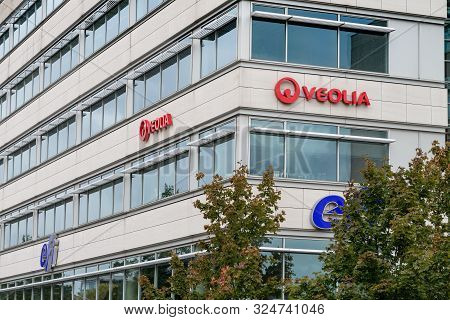 Schiphol-rijk, The Netherlands, 09/27/2019, Veolia Environnement Is A French Concern With Activities