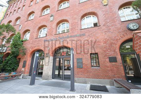 Berlin Germany - June 9, 2019: Deutsches Technikmuseum German Museum Of Technology Berlin Germany