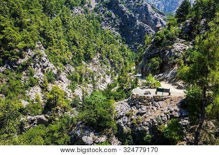 Saklikent Canyon Is The Deepest Canyon In Southern Turkey, Goynuk Canyon Saklikent, Located In Distr