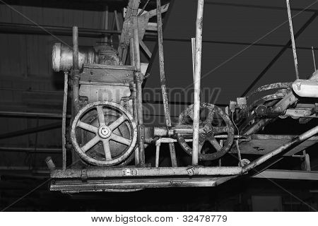 Gamle industrimaskiner