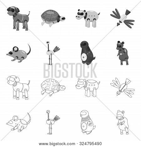 Vector Illustration Of Toy And Science Icon. Collection Of Toy And Toy Stock Vector Illustration.
